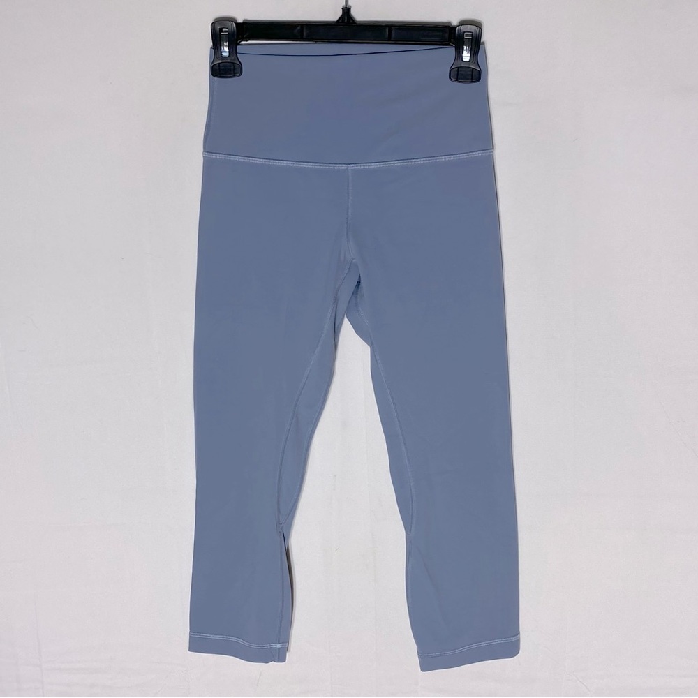 Lululemon Athletica Light Blue Cropped Align Leggings 6